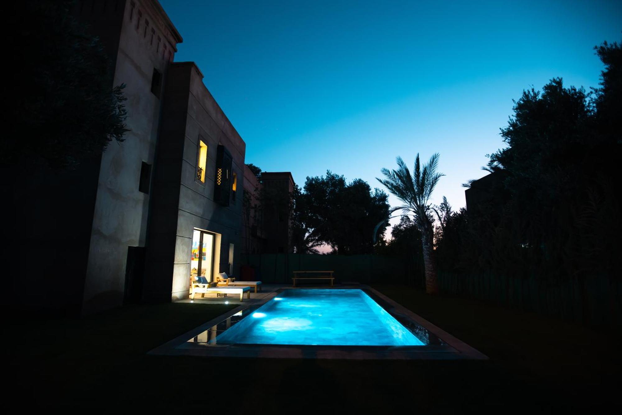 Villa Oasis Private Pool Secure Complex Marrakesch Exterior foto