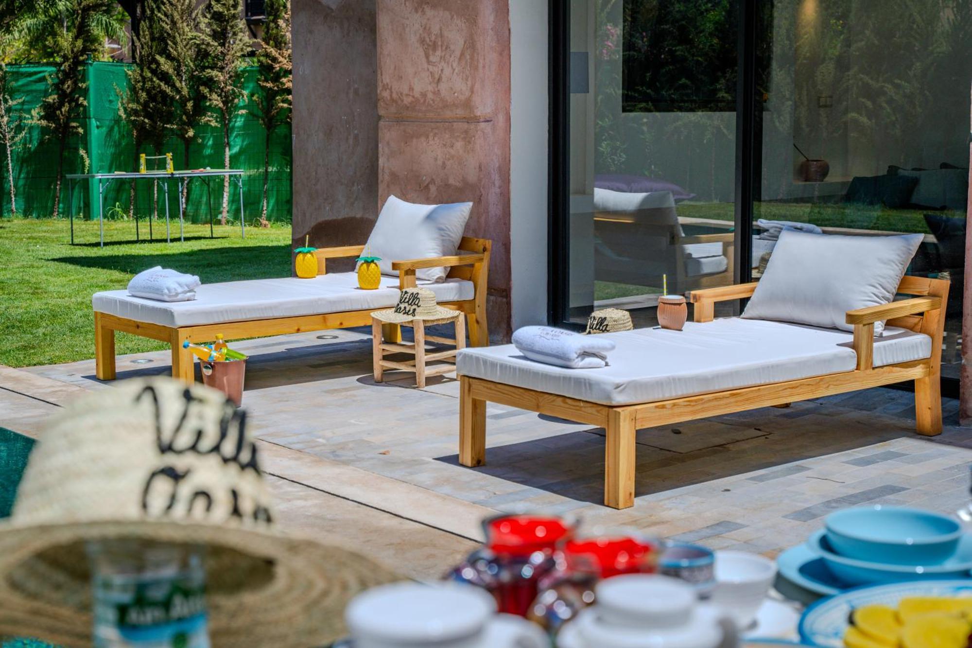 Villa Oasis Private Pool Secure Complex Marrakesch Exterior foto